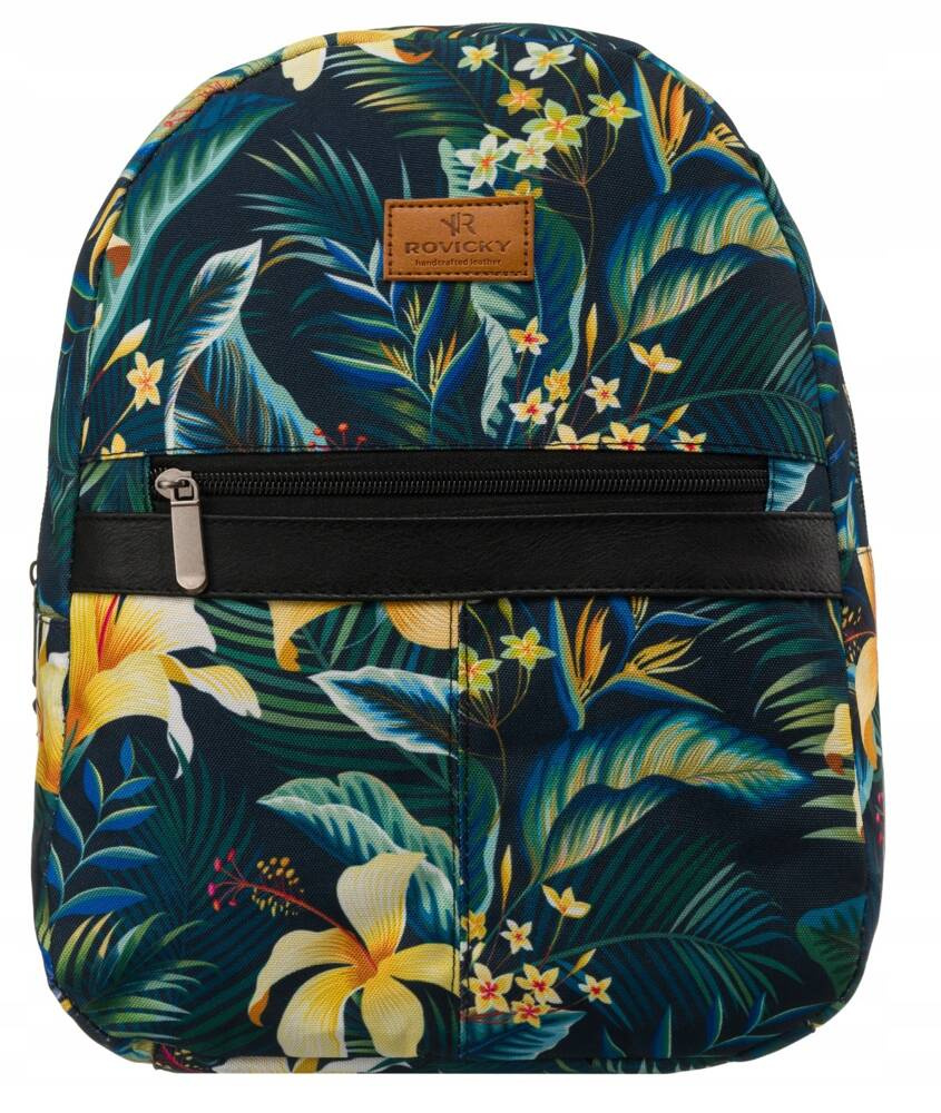 Wzorzysty, miejski plecak damski - Rovicky - obrazek 3