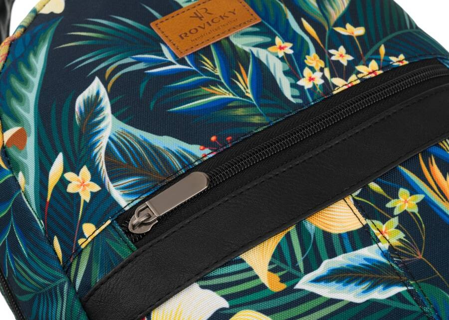 Wzorzysty, miejski plecak damski - Rovicky - obrazek 7