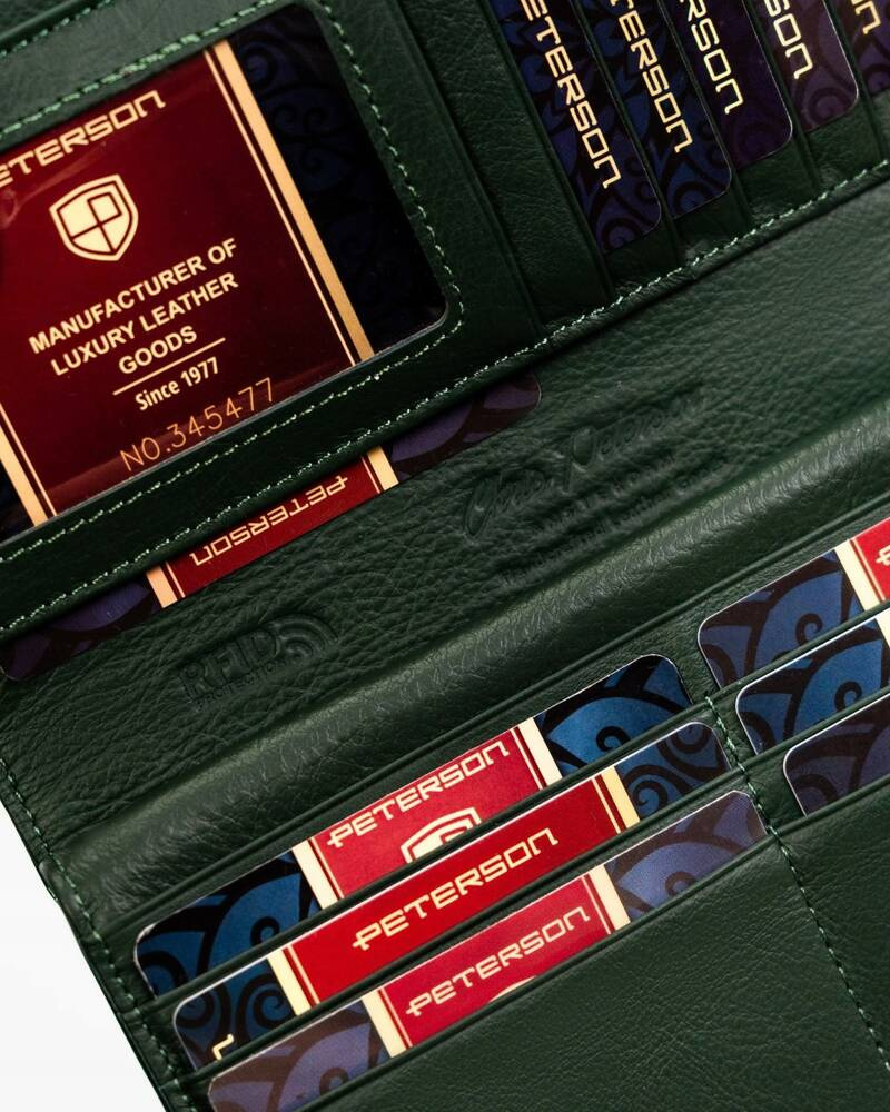 Elegancki portfel damski na magnes - Peterson - obrazek 6