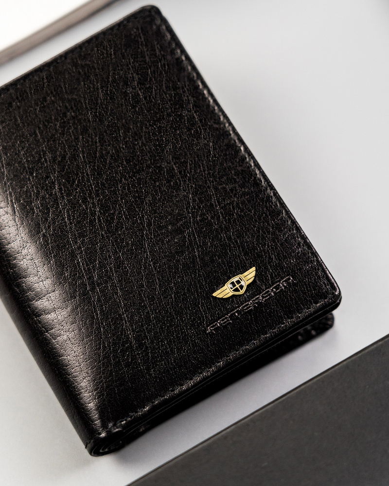 Skórzany portfel damski średnich rozmiarów - Peterson - obrazek 2