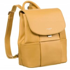 Klasyczny plecak damski ze skóry ekologicznej - David Jones