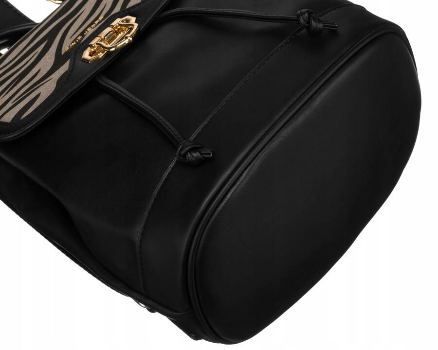 Miejski plecak damski z klapką wykonany ze skóry ekologicznej - David Jones - obrazek 8