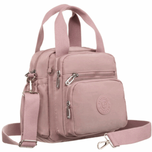 Praktyczny torboplecak damski wykonany z nylonu - Peterson