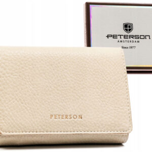 Klasyczny portfel damski ze skóry ekologicznej - Peterson