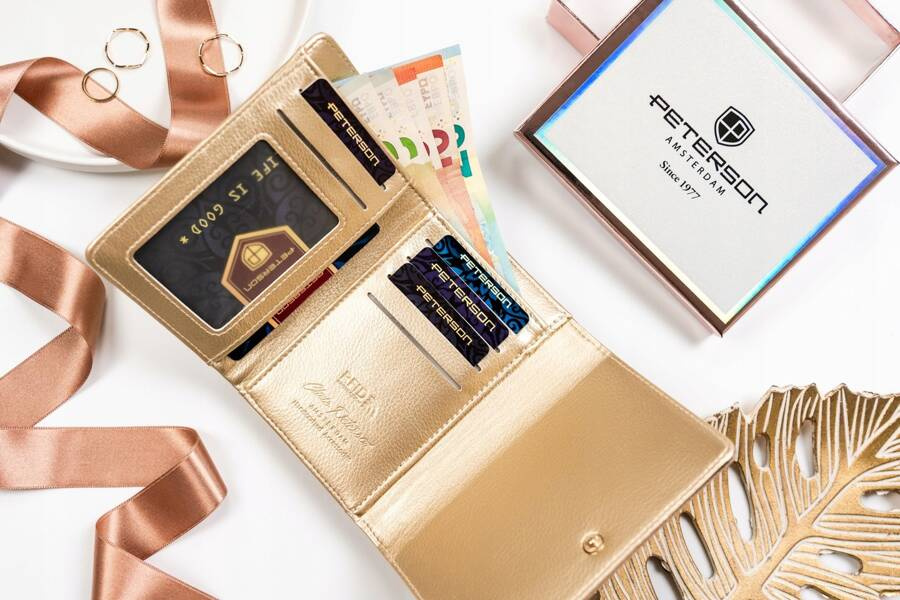 Portfel damski ze skóry ekologicznej - Peterson - obrazek 7