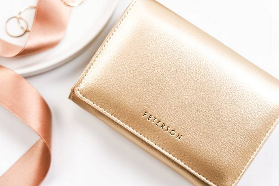 Portfel damski ze skóry ekologicznej - Peterson - obrazek 3