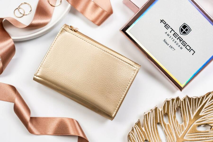 Portfel damski ze skóry ekologicznej - Peterson - obrazek 4