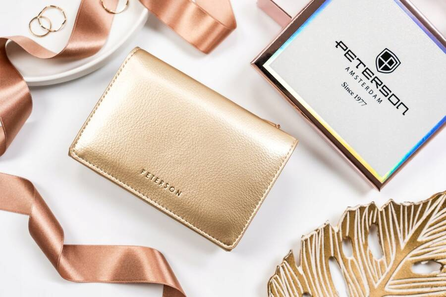 Portfel damski ze skóry ekologicznej - Peterson - obrazek 2