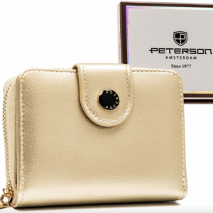 Elegancki portfel damski ze skóry ekologicznej - Peterson