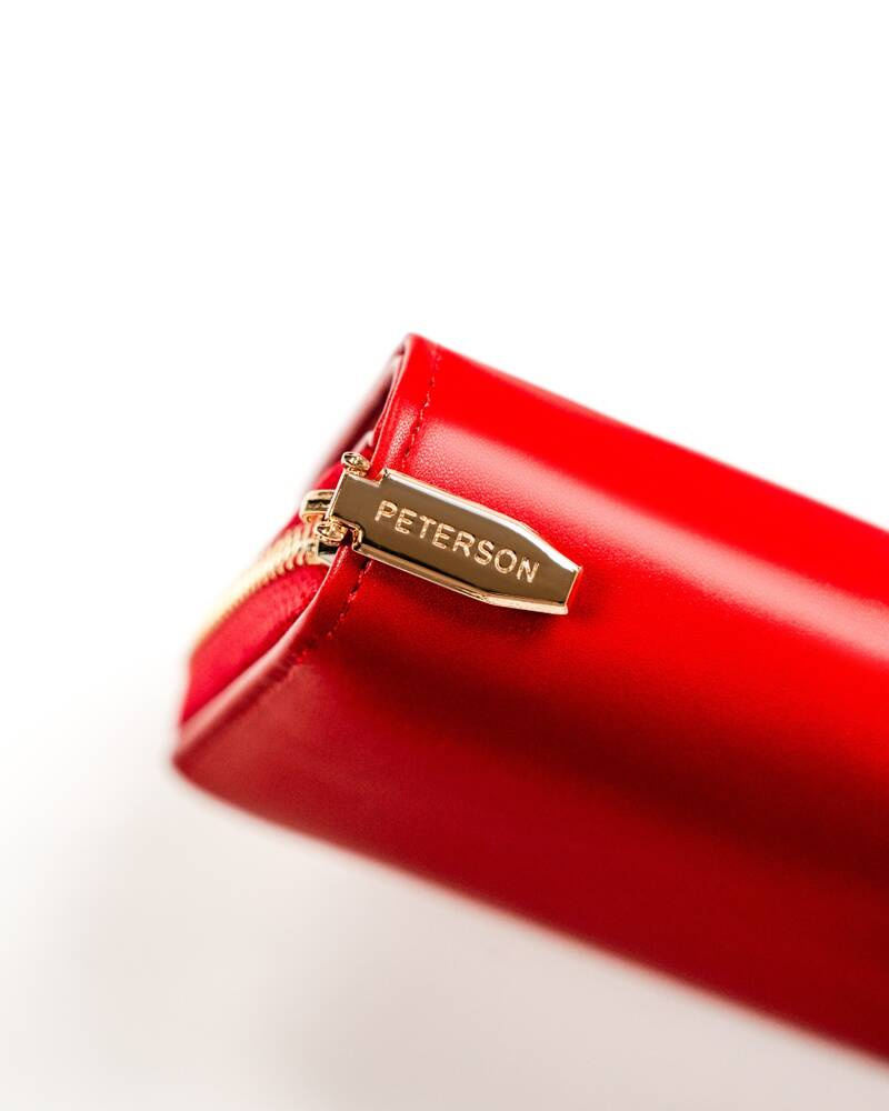 Elegancki portfel damski ze skóry ekologicznej - Peterson - obrazek 10