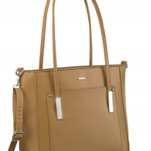 Klasyczna shopperka damska ze skóry ekologicznej - Rovicky