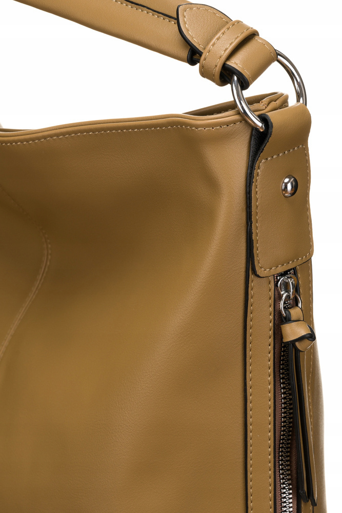 Klasyczna shopperka damska ze skóry ekologicznej - Rovicky - obrazek 5