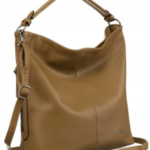 Klasyczna shopperka damska ze skóry ekologicznej - Rovicky