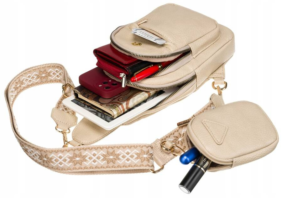 Saszetka damska z dodatkową portmonetką - Rovicky - obrazek 8