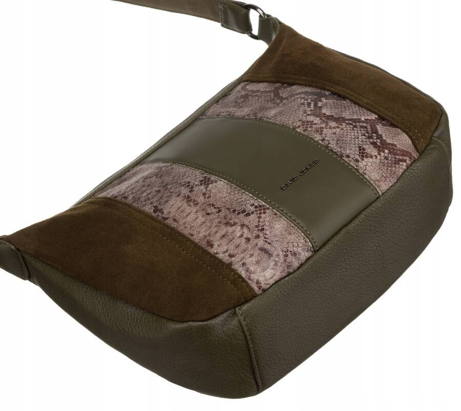 Listonoszka damska ze skóry ekologicznej - David Jones - obrazek 8