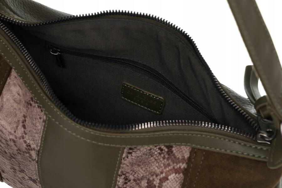 Listonoszka damska ze skóry ekologicznej - David Jones - obrazek 5