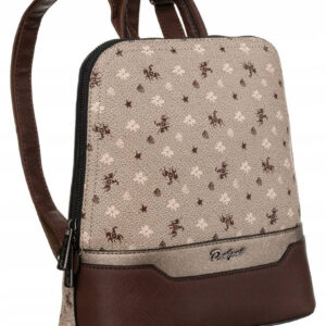 Elegancki plecaczek damski ze skóry ekologicznej - David Jones