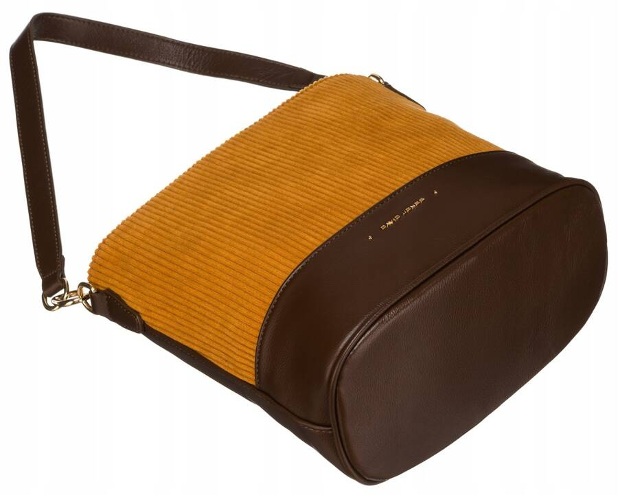 Torba damska ze skóry ekologicznej z odpinanym paskiem - David Jones - obrazek 8