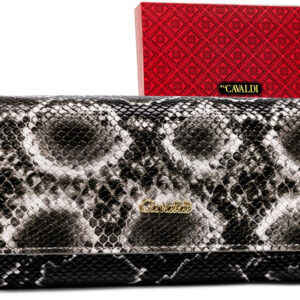 Duży portfel damski ze skóry naturalnej i ekologicznej - 4U Cavaldi