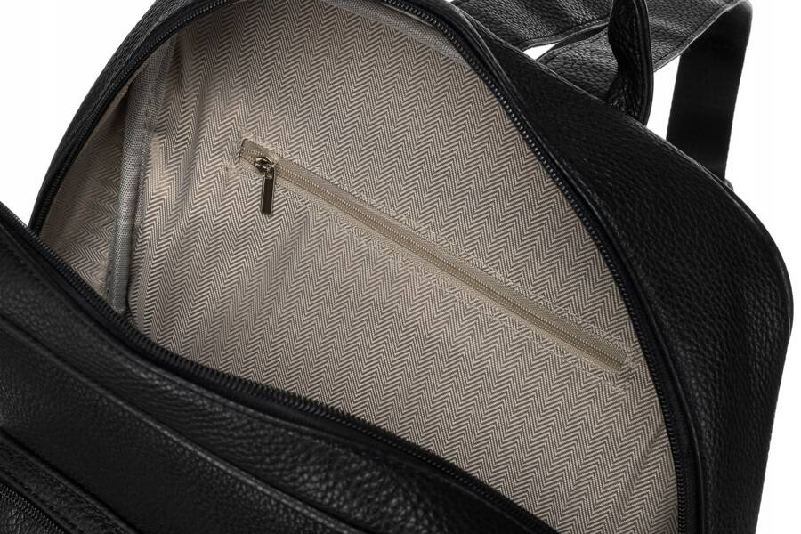 Miejski plecak damski ze skóry ekologicznej - Rovicky - obrazek 6