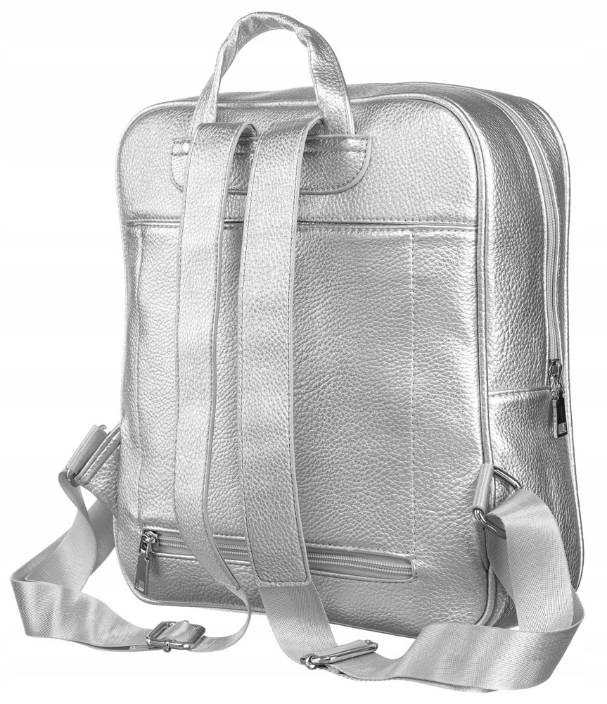 Miejski plecak damski ze skóry ekologicznej - Rovicky - obrazek 4