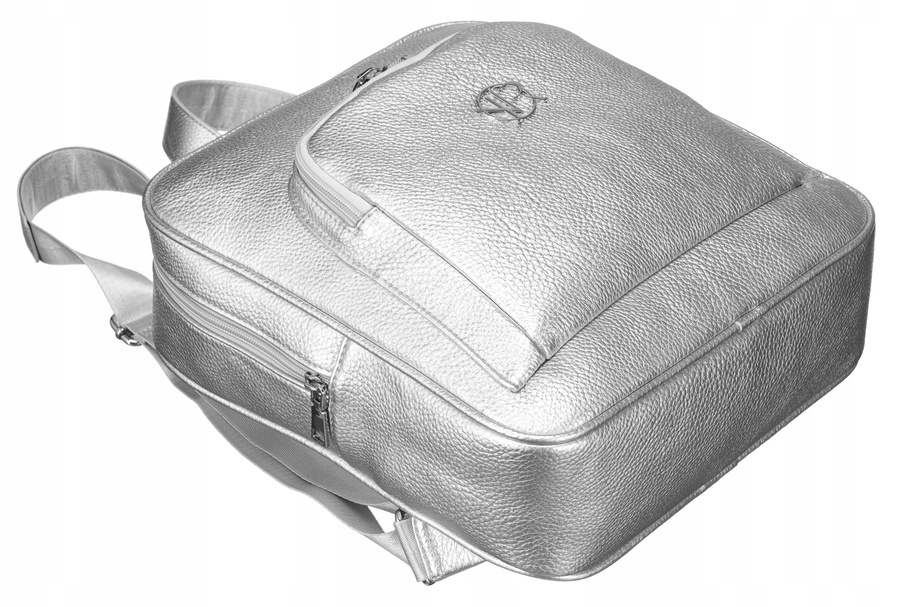 Miejski plecak damski ze skóry ekologicznej - Rovicky - obrazek 12