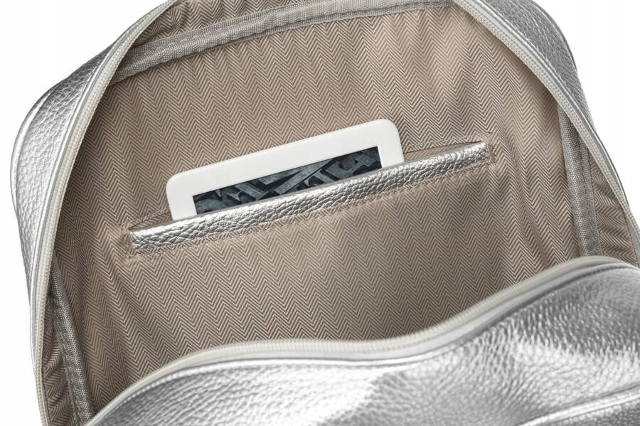 Miejski plecak damski ze skóry ekologicznej - Rovicky - obrazek 10