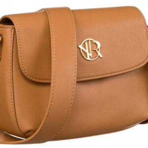 Klasyczna listonoszka damska ze skóry ekologicznej - Rovicky