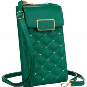 Mini torebka-portfel damska ze skóry ekologicznej - 4U Cavaldi