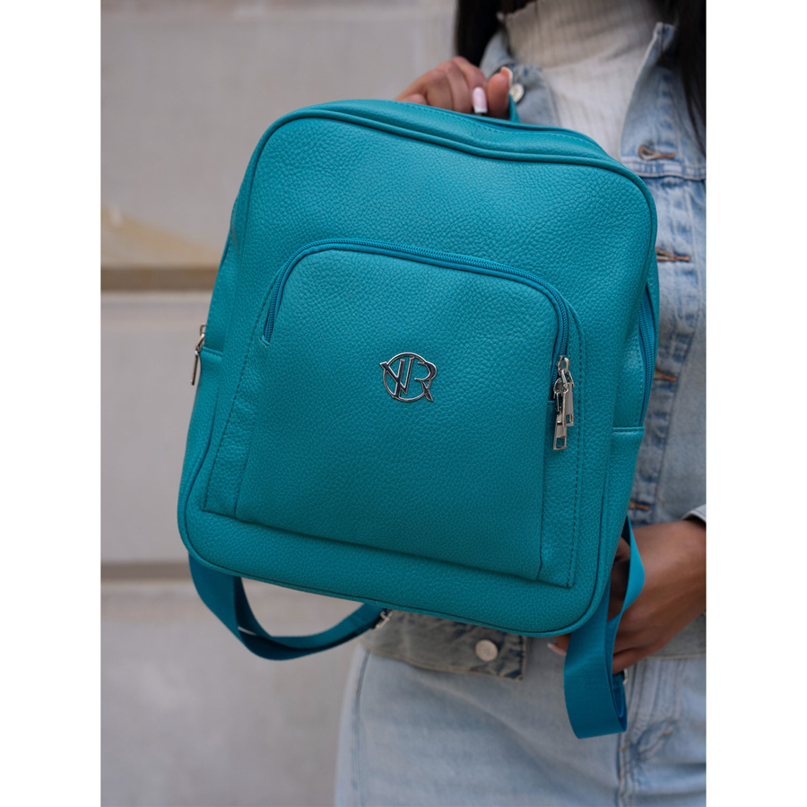 Miejski plecak damski ze skóry ekologicznej - Rovicky - obrazek 5