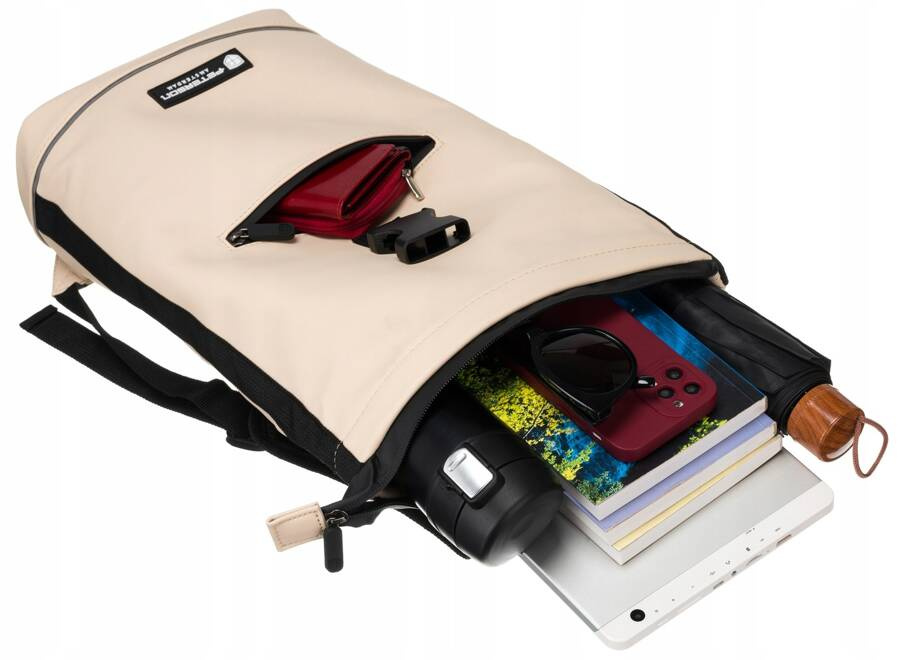 Duży, materiałowy plecak-worek - Peterson - obrazek 10