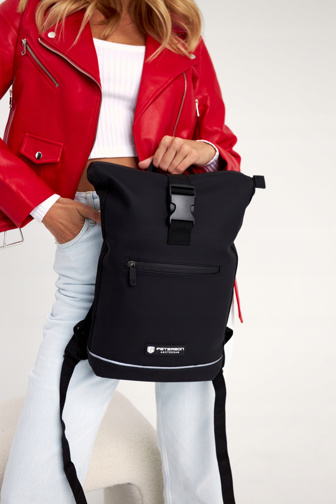 Duży, materiałowy plecak-worek - Peterson - obrazek 12