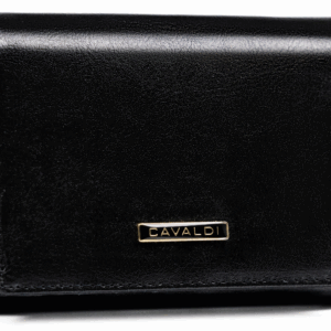 Skórzany portfel damski na zatrzask - 4U Cavaldi
