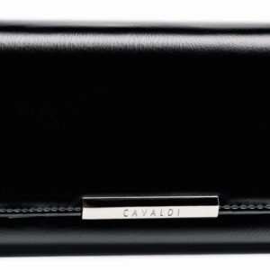 Poziomy portfel damski ze skóry naturalnej i ekologicznej na zatrzask - 4U Cavaldi