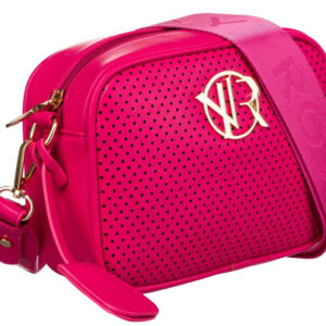 Listonoszka ze skóry ekologicznej z ażurowym panelem - Rovicky