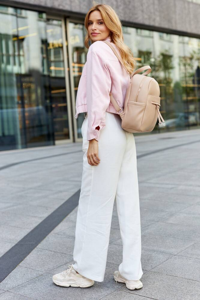 Duży plecak damski ze skóry ekologicznej - Rovicky - obrazek 13