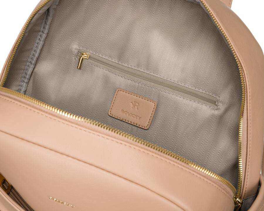 Duży plecak damski ze skóry ekologicznej - Rovicky - obrazek 6