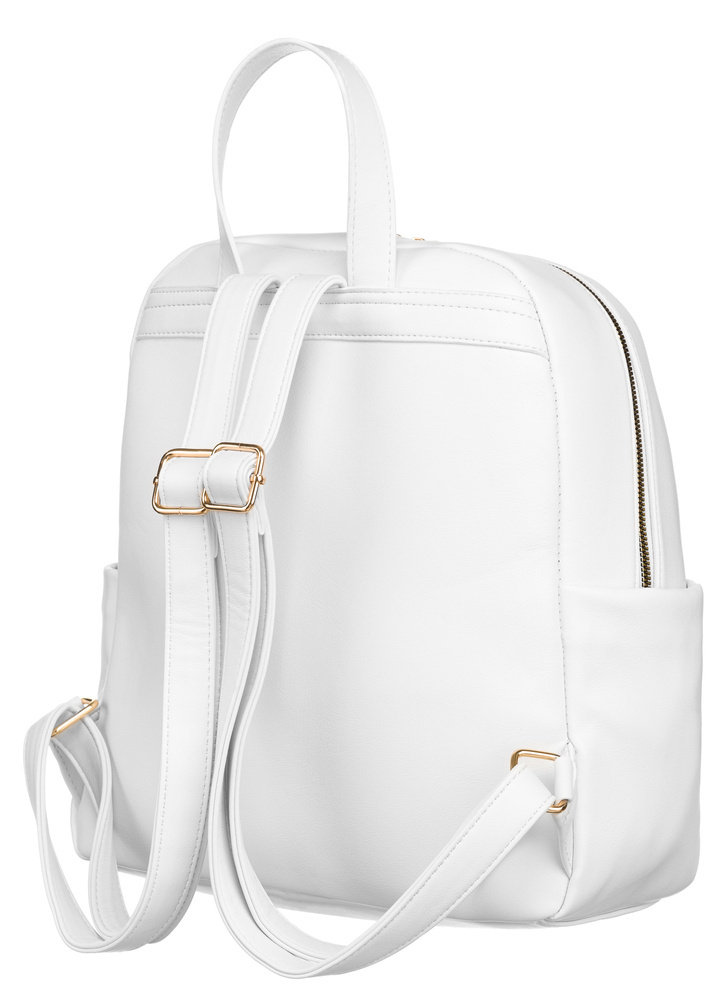 Duży plecak damski ze skóry ekologicznej - Rovicky - obrazek 3