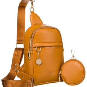 Saszetka damska na ramię wykonana ze skóry ekologicznej - Rovicky