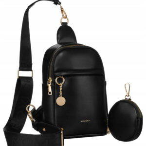 Saszetka damska na ramię wykonana ze skóry ekologicznej - Rovicky