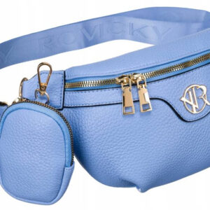 Praktyczna saszetka damska ze skóry ekologicznej - Rovicky