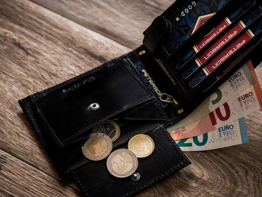 Skórzany portfel męski z systemem RFID - Peterson - obrazek 8