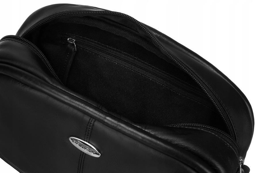 Mała, skórzana listonoszka damska - Rovicky - obrazek 4