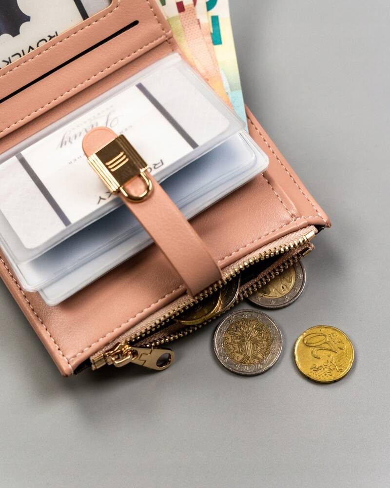 Pojemny, rozbudowany portfel damski ze skóry ekologicznej - 4U Cavaldi - obrazek 11