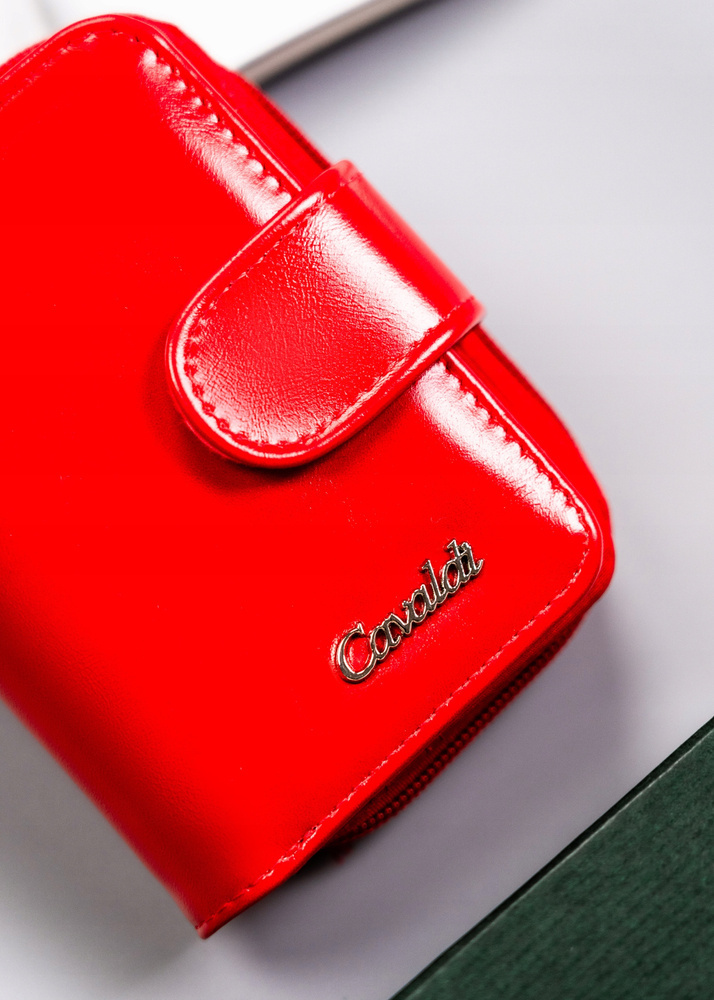 Klasyczny, pojemny portfel damski ze skóry ekologicznej - 4U Cavaldi - obrazek 3