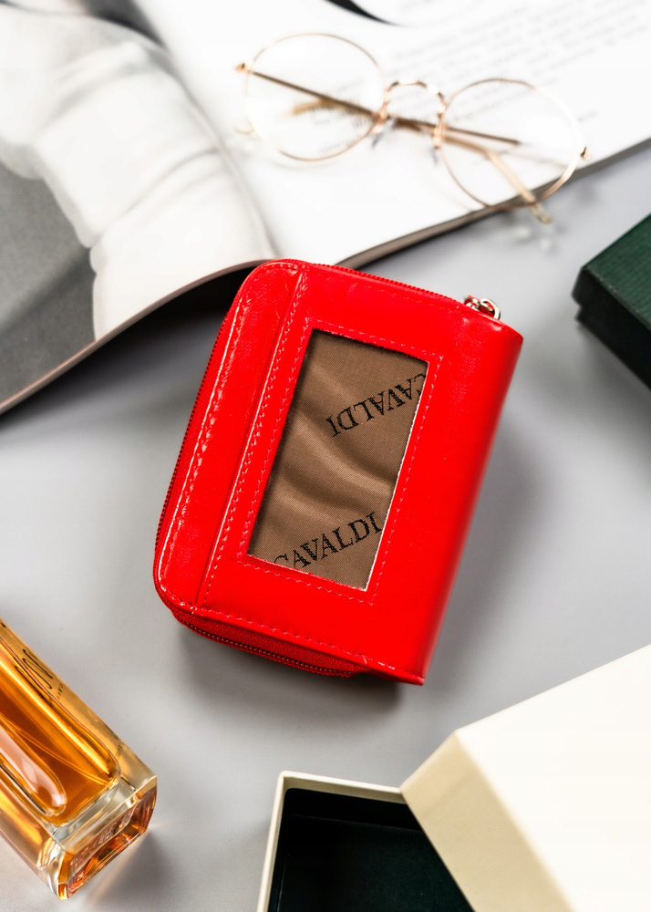 Klasyczny, pojemny portfel damski ze skóry ekologicznej - 4U Cavaldi - obrazek 4