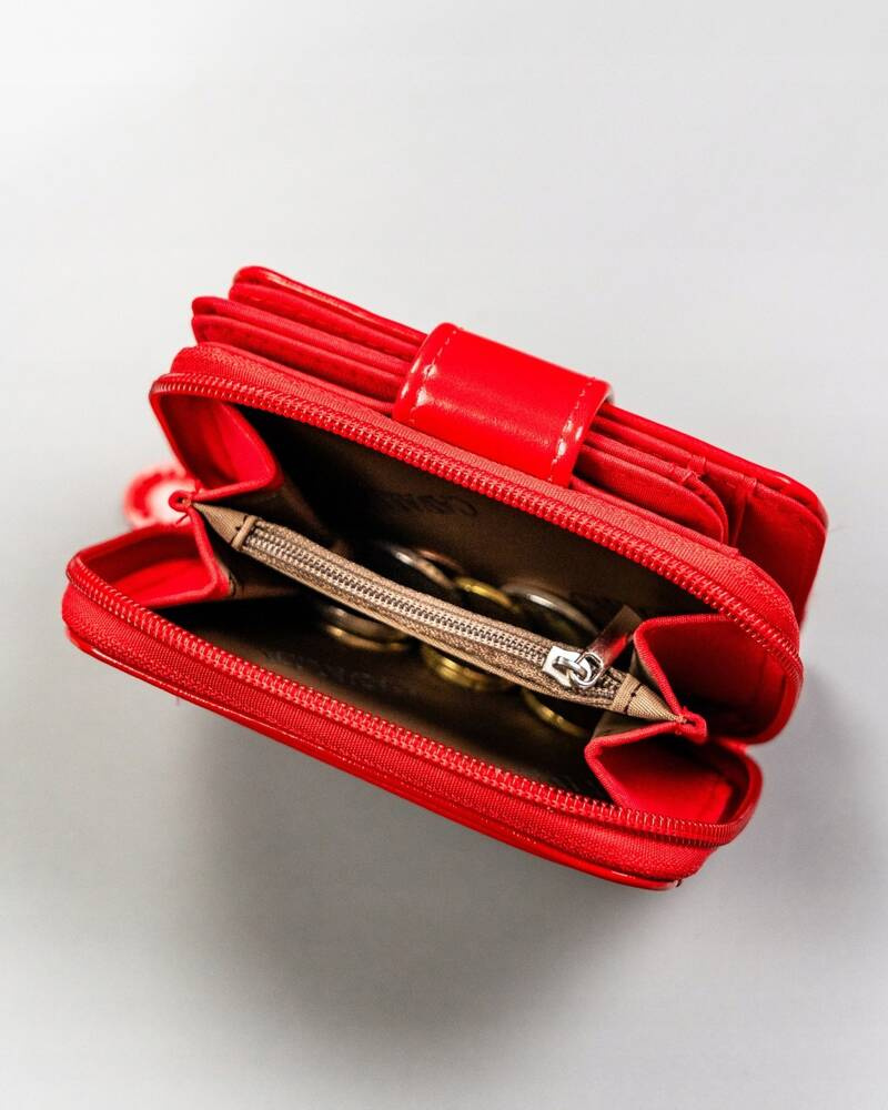 Klasyczny, pojemny portfel damski ze skóry ekologicznej - 4U Cavaldi - obrazek 9