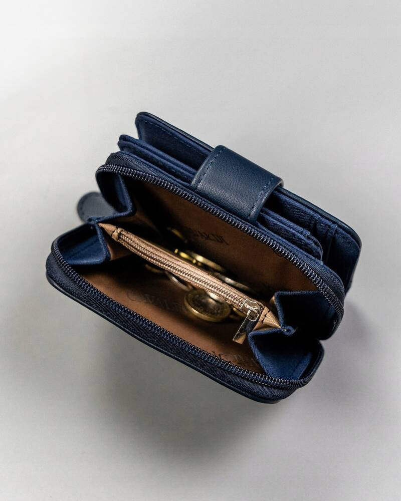 Klasyczny, pojemny portfel damski ze skóry ekologicznej - 4U Cavaldi - obrazek 9