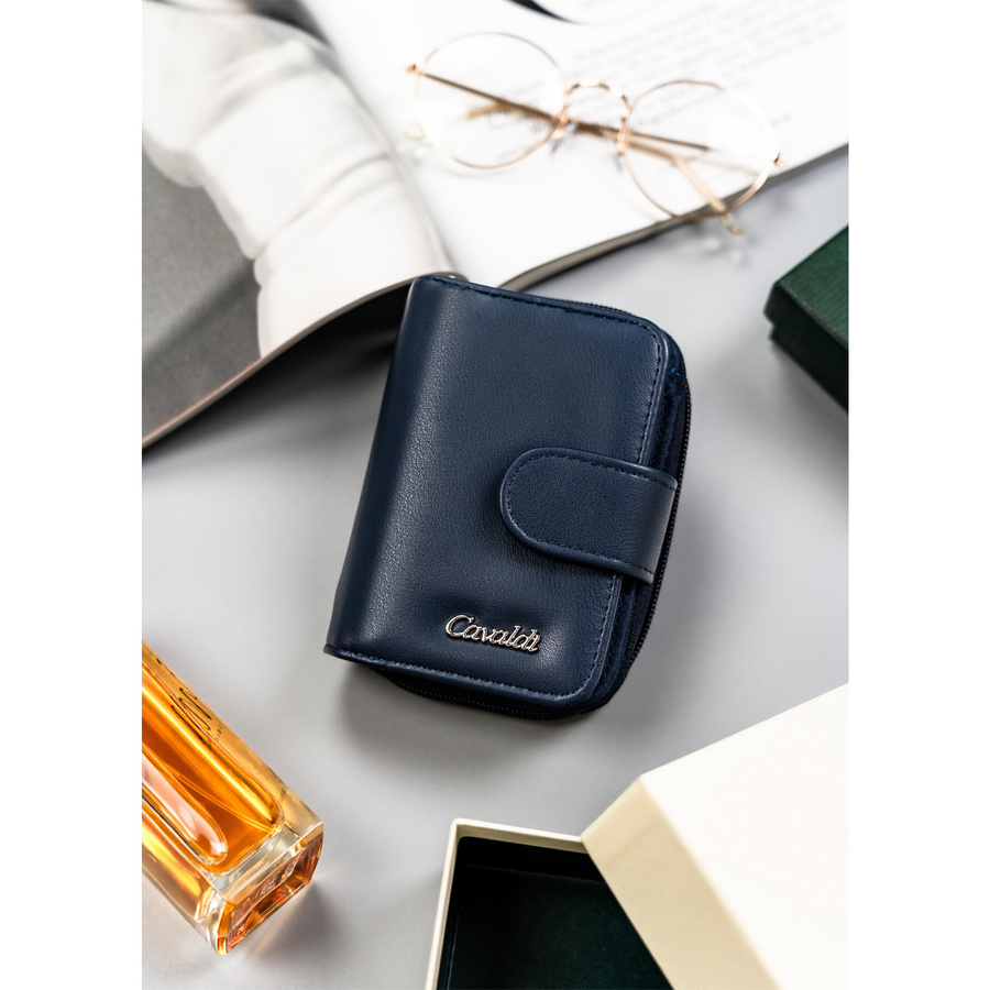 Klasyczny, pojemny portfel damski ze skóry ekologicznej - 4U Cavaldi - obrazek 2