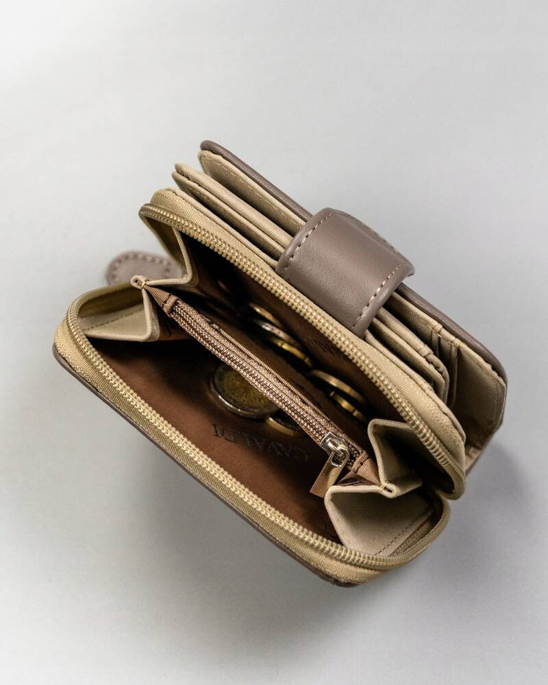 Klasyczny, pojemny portfel damski ze skóry ekologicznej - 4U Cavaldi - obrazek 9